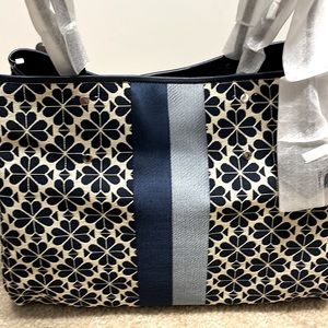 Kate Spade navy tote bag